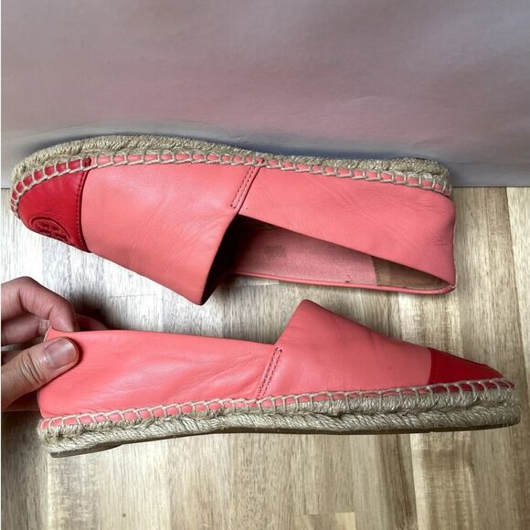 Tory Burch Womens Colorblock Flat Espadrilles Loafers Slippers Size 6.5 - Picture 8 of 9